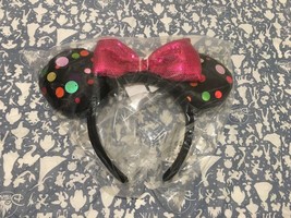 NEW Disney Minnie Mouse Color Polka Dot Ear Headband Authentic - £27.20 GBP