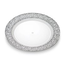 [8 Count - 10 Inch Plates] Laura Stein Designer Tableware Premium Heavyweight Pl - £10.55 GBP