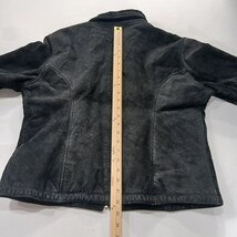 Vintage Learsi RN#79443 Women's L Black Stylish Design Genuine Leather Jacket image 7