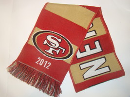 2012 San Francisco 49ers &quot;GO NINERS&quot;  Scarf  - £19.67 GBP