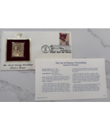 2004 Disney Bambi &amp; Thumper 1st Day Issue 22KT Gold Commemorative Stamp - $33.83 CAD