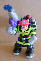 Fisher Price Rescue Heroes Firefighter Billy Blazes w/ Water Gun 2001 - £2.35 GBP