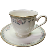 Lenox Spring Vista Tea Cup and Saucer Floral Gold Trim USA New No Box - $21.68