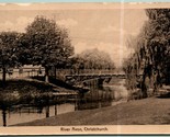 Cppr Pont Sur Rivière Avon Chirstchurch New Zealand Unp Dmb Séries Posta... - £16.46 GBP