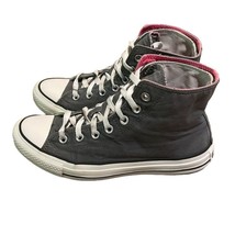 Converse Grey Double Sided Fold Over High Top Sneaker Shoe Womens 8  532... - $25.00