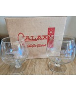 Galaxy Glassware Bauer Built 40th Anniversary 1944-1984 Glasses Set Of 2... - $221.96 MXN