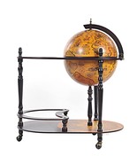Old Modern Handicrafts Globe Drink Trolley 16.5-Inch Red - $328.25