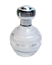 Empty Glass Perfume Bottle With Silver Atomizer Spray Pump and Metal Cap.b3 - $36.95