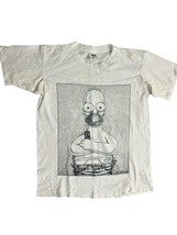 Vintage Homer Simpson Calvin Klein Ad T-Shirt Tennessee River Gold Mens Size L - £62.84 GBP