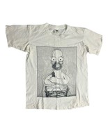 Vintage Homer Simpson Calvin Klein Ad T-Shirt Tennessee River Gold Mens ... - £64.14 GBP