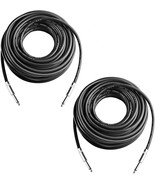 Yoico 2Pcs 50 Ft\. Professional 1/4&quot; To 1/4&quot; Speaker Cables, Pair 50 Ft\... - $1,103.26 MXN