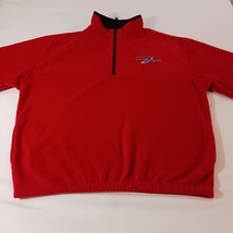Colorado Clothing Men's Red Fleece 1/4 Zip Long Sleeve Pullover Sweater Sz Large image 7