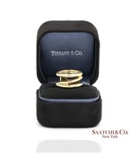 TIFFANY &amp; Co. 18K Gold Diagonal Ring 5.5 Yellow Gold - $4,712.40