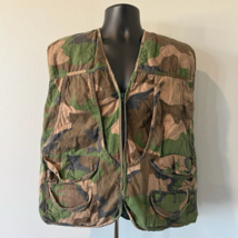 Master Sportsman Vest XL Camo Hunting Fishing Utility Cargo Canvas Mesh ... - $19.79