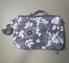 Vera Bradley Laptop Workstation Crossbody Moon Shadow Meadow - $27.42