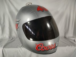 Coors Light Beer David Stremme #40 Inflatable Helmet NASCAR Racing Rare 18&quot; 46cm - £37.36 GBP