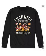 LARGE Disney&#39;s Mickey Mouse &amp; Friends Men&#39;s Friends And Leftovers Fleece - $533.72 MXN