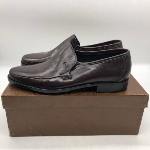 Primary image for Carlo Mucelli Mens Slip On Burgundy Size 10