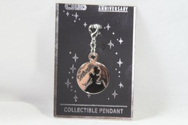 Disney Pin (New) Cinderella - Collectible Pendant - Silver &amp; Black 1.75&quot; Long - £11.51 GBP