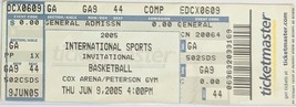 2005 International Sports Basketball Jun 11 2005 Cox Arena/Peterson Tick... - €1,66 EUR
