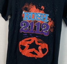 Vintage Rush T Shirt Concert Band Tee Y2K 2112 Rock Promo Tee Men’s Small - £27.32 GBP