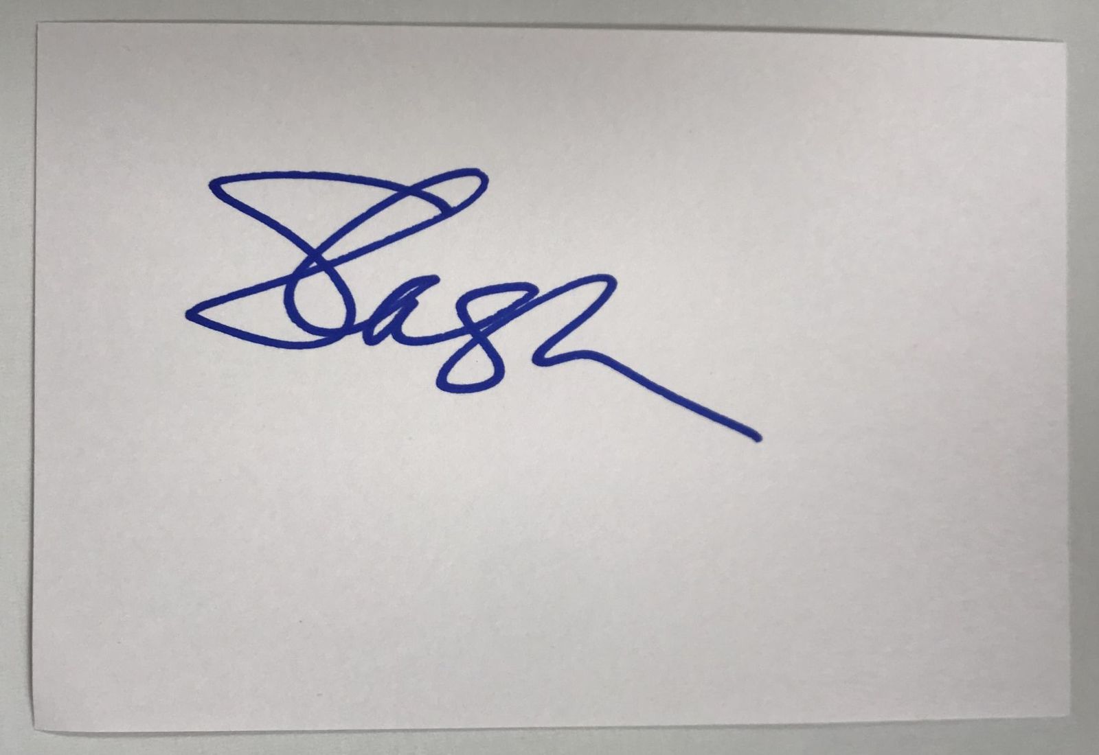 Primary image for Slash Signed Autographed 4x6 Index Card