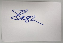 Slash Signed Autographed 4x6 Index Card - £31.86 GBP