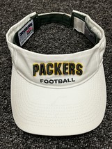 Reebok Pro Line Green Bay Packers Adjustable Strapback Visor Hat ~ Vintage! - £11.62 GBP