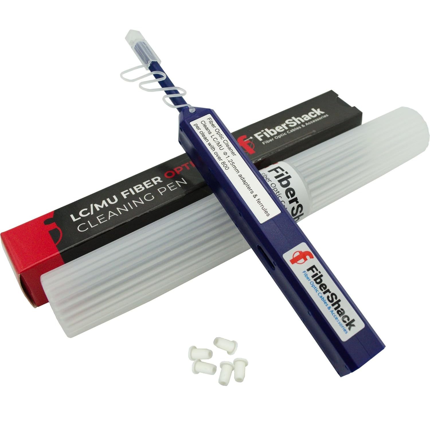 1.25Mm Lc Fiber Cleaner Pen. 800+ Single Click Fiber Cleaner. Dual Fiber... - $36.96