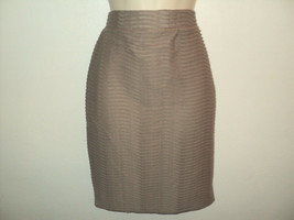 NEW Joe Benbasset Skirt Semi-Sheer Junior Medium Taupe Knee Length - $14.85