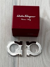 Salvatore Ferragamo Interchangeable Gancini Switch Belt Buckle Silver w/box - £132.96 GBP