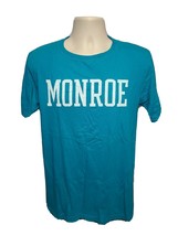 Monroe College Adult Medium Cyan TShirt - $332.50 MXN
