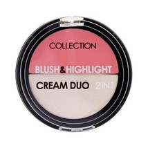 Collection Blush and Highlight Cream Duo Strawberries and Cream 4.5g  - $281.01 MXN