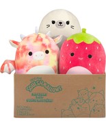 Squishmallows Official Kellytoy Three 8&quot; Plush - £22.94 GBP