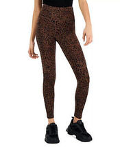 Womens Compression Leggings Brown Animal Print Size XXLarge (2XL) INC $39 - NWT - £7.18 GBP