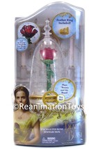 Disney Beauty &amp; the Beast Belle Enchanted Rose Lighted Jewelry Music Box... - £23.48 GBP
