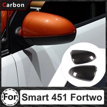 2Pcs Car Rearview Mirror  Decorative Protective Cover For Smart W451 Fortwo Exte - £92.27 GBP