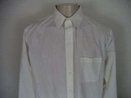 Men&#39;s dress Shirt. Croft &amp; Barrow. Beige. 17 1/2. Long Sleeve. 60% Cotton / 40% - £12.41 GBP
