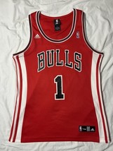 Chicago Bulls NBA4Her Adidas #1 Derek Rose Women&#39;s Jersey Size Medium - $552.85 MXN