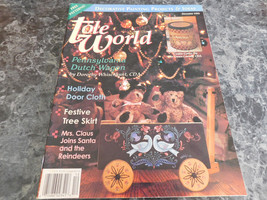 Tole World Magazine December 1995 Festive Tree Skirt - $2.99