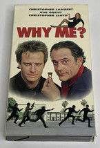Why Me VHS 1990 Rare HTF Christopher Lambert Christopher Lloyd Kim Greist RCA - £8.36 GBP
