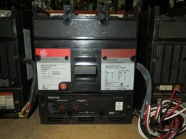 GE TJ4V2605 500A 3p 600VAC Circuit Breaker w/ LI MicroVersaTrip 120V Shunt & Aux - $1,200.00