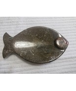 Ammonite Fossil in Matrx Fish Carved Bowl - $40.29 CAD