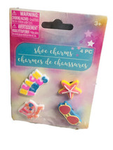 Greenbrier 4 Pc Shoe Charms-Beach Vibes-ShipN24Hours-Girls - $8.79