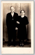 RPPC Darling Old Couple Pose For Photo c1930s Postcard K23 - £7.15 GBP