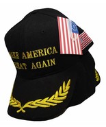 Make America Great Again Eggs &amp; Flag Black Trump Embroidered Hat Cap (RUF) - $8.06 CAD
