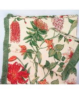 Thibaut Flora Barbados Floral Custom 2-PC 96x100 Fringed Drapery Panel Set - $504.00