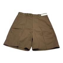Twinhill UPS Chino Shorts Men&#39;s 32 Brown Slash Pockets High-Rise Classic... - £21.58 GBP