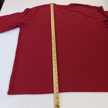 Carhartt K126 637 Original Fit Men's 2XL Red Cotton Pocket Long Sleeve T-Shirt image 8