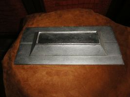 Heavy  Ashtray Nickel Chrome Plated Solid Brass Ashtray 13" L x 6" W 1.5" H image 8